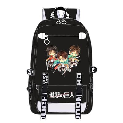 Изображение товара: Рюкзак с аниме «атака на Титанов», сумка на плечо для ноутбука, повседневный дорожный ранец, вместительная сумка для книг для подростков