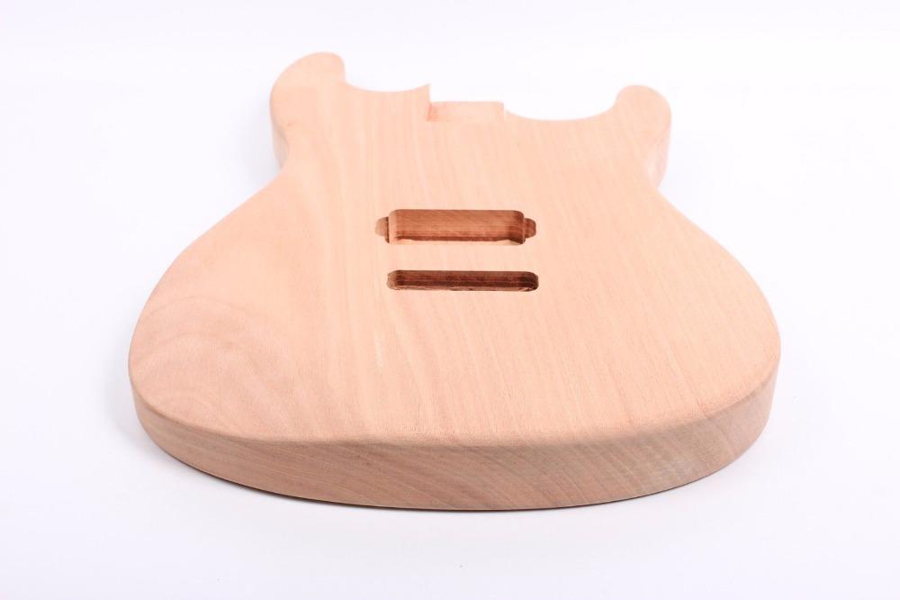 Изображение товара: Необработанный Корпус для гитары YINFENTE из красного дерева