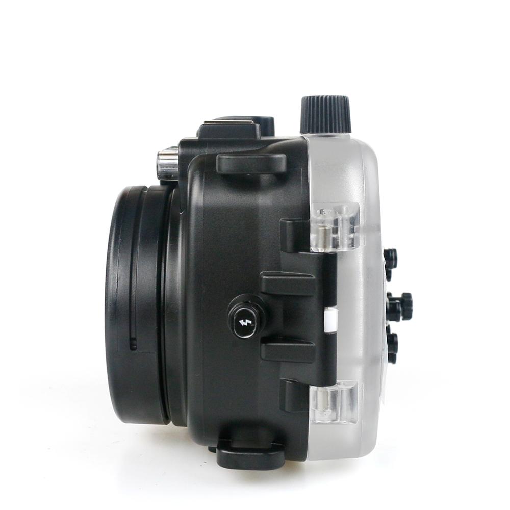 Изображение товара: Водонепроницаемый чехол для подводной камеры, чехол для объектива камеры Nikon J5 10 мм 10-30 мм с красным фильтром, 130 футов/40 м