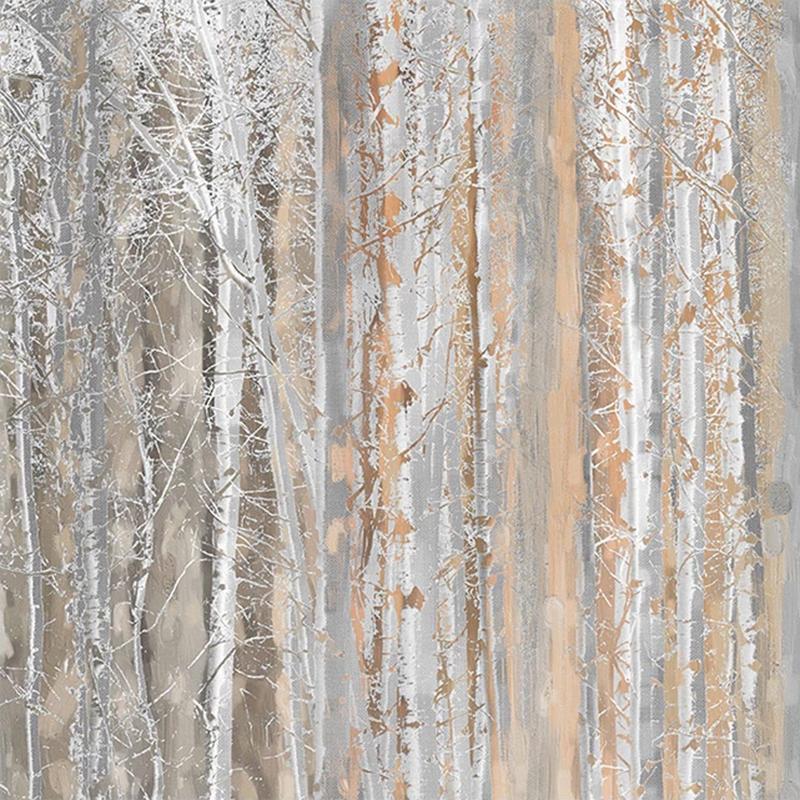 Изображение товара: Пользовательские фото обои абстрактное искусство картина маслом с изображением леса дерева скандинавском стиле гостиной диван ТВ фон настенные фрески обои