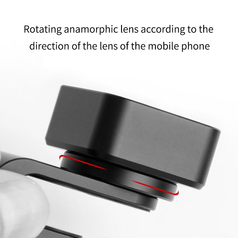 Изображение товара: Супер широкоформатный объектив MAMEN 1,33x, объектив для мобильного телефона, анаморфный объектив для смартфонов iOS/Android с многослойной оптической пленкой
