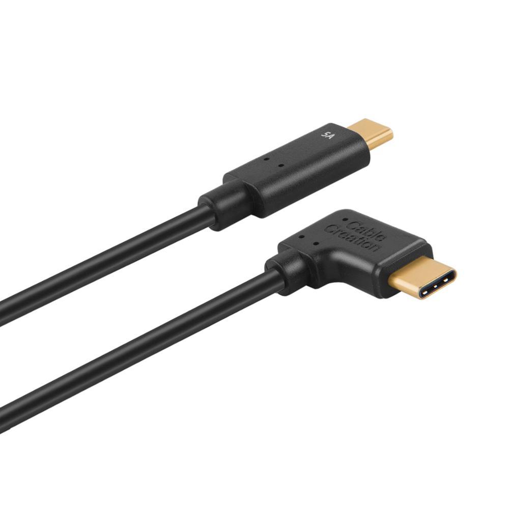 Изображение товара: Кабель CableCreation 5A USB Type-C для Samsung S20, S9, S8, Xiaomi, Huawei P30 Pro, с поддержкой кабеля питания 100 Вт, 6 футов/1,8 м