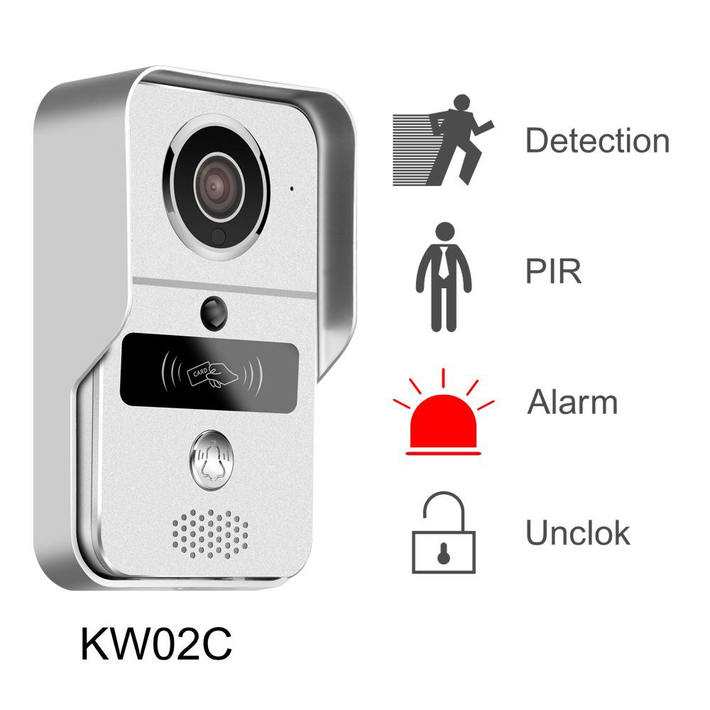 Изображение товара: KONX умный дом 720 WiFi IP, видео домофон, дверной звонок, беспроводной, разблокированный, глазок, камера, дверной звонок 220 В, IOS, Android