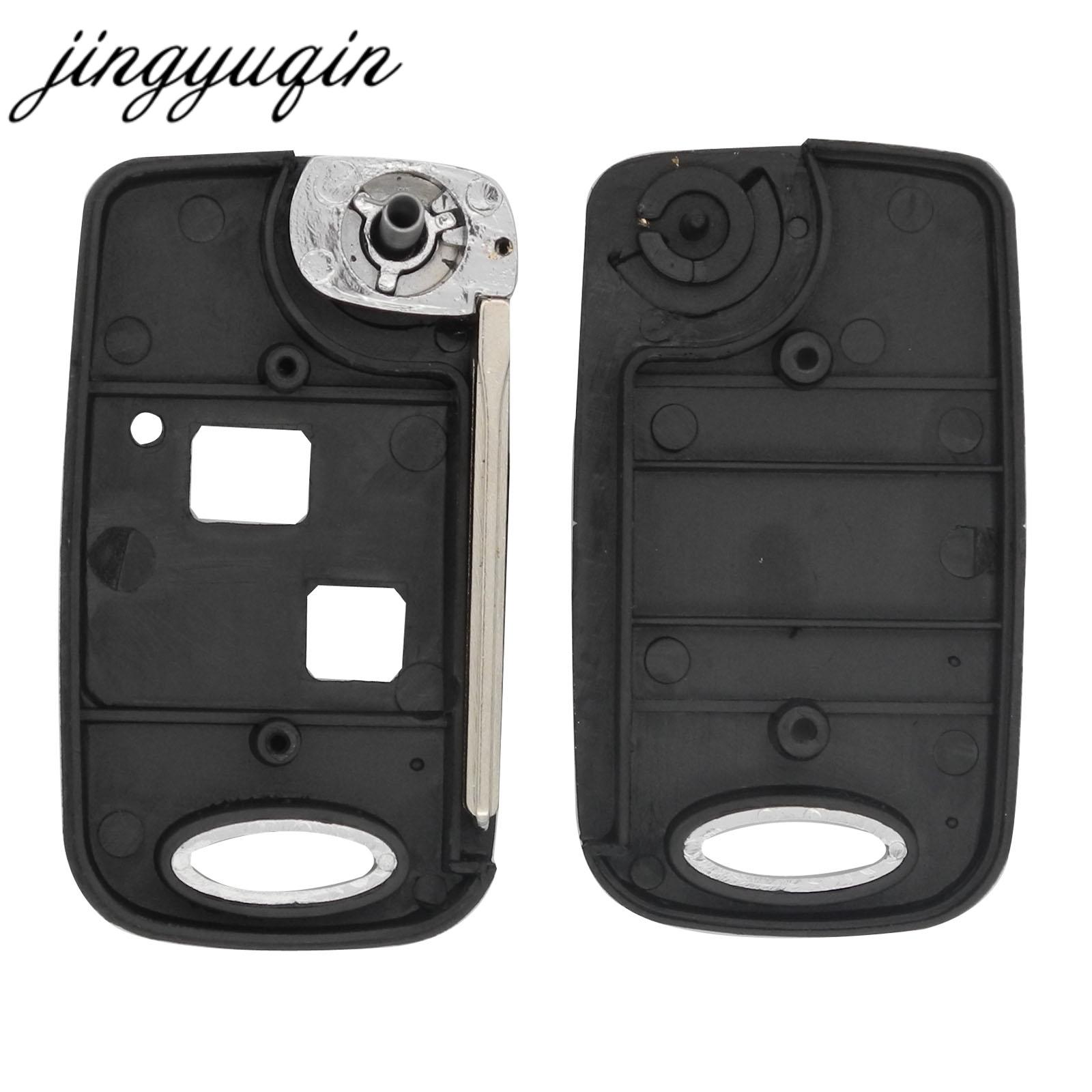 Изображение товара: Jingyuqin 2 кнопки дистанционного брелока модифицированный флип-чехол для ключей для Lexus CX470 RX350 ES300 RX300 RX400 SC GS LS Cut/Uncut чехол для ключей