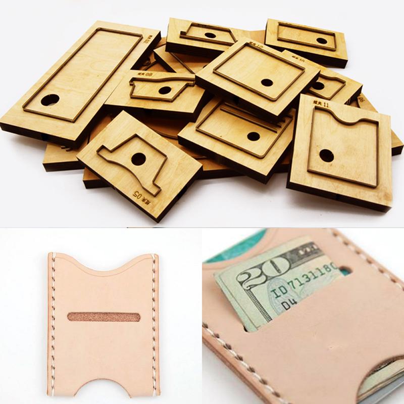 Изображение товара: herramientas para cuero leather craft template fabric cutter one piece mini money clip case knife mould cutter hand punch tool