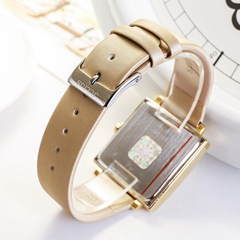 Изображение товара: Новые женские часы лучшего качества кварцевые кожаные часы для девочек модное Повседневное платье большой циферблат простые часы водонепроницаемые Relogio Feminino