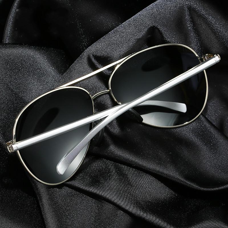 Изображение товара: Солнцезащитные очки-авиаторы поляризационные для мужчин и женщин, Классические Солнечные аксессуары в металлической оправе, для вождения