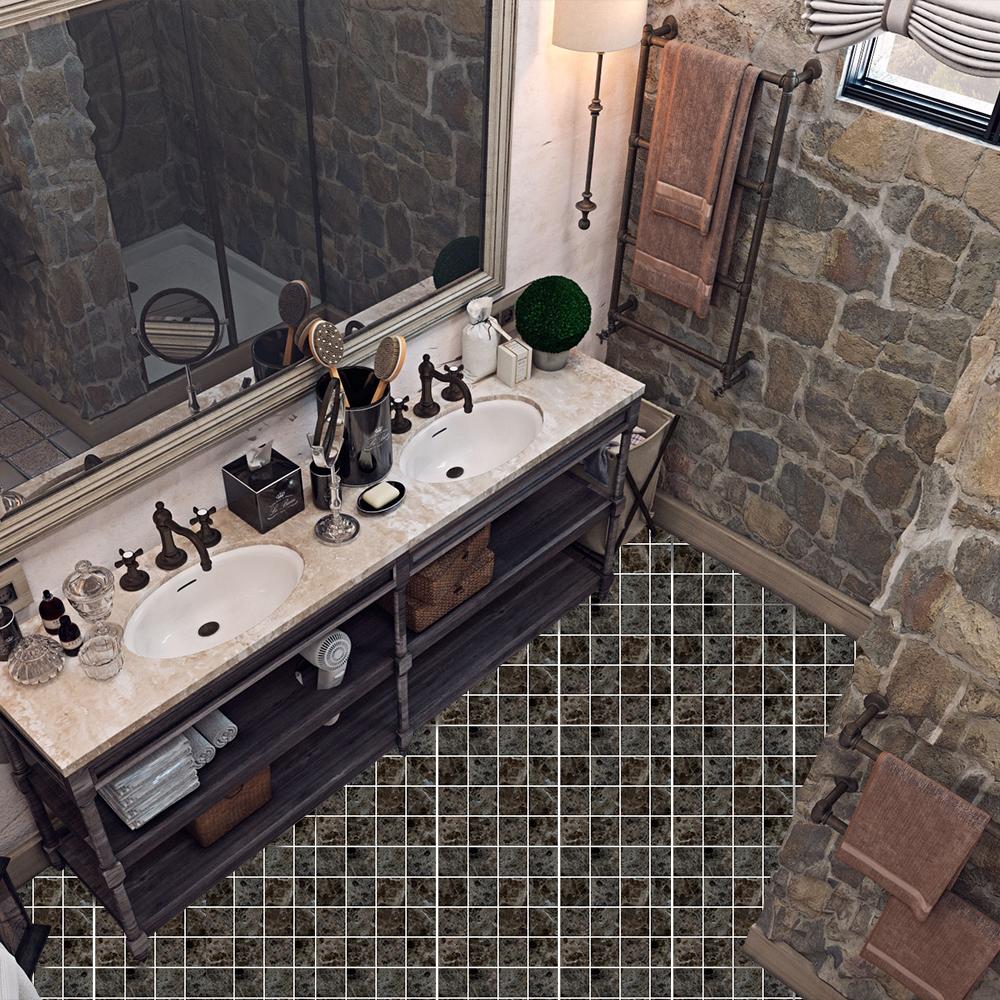 Изображение товара: Внешняя торговля Горячие 3D мозаичные креативные наклейки для плитки украшения дома DIY водонепроницаемые наклейки на стену наклейки на пол