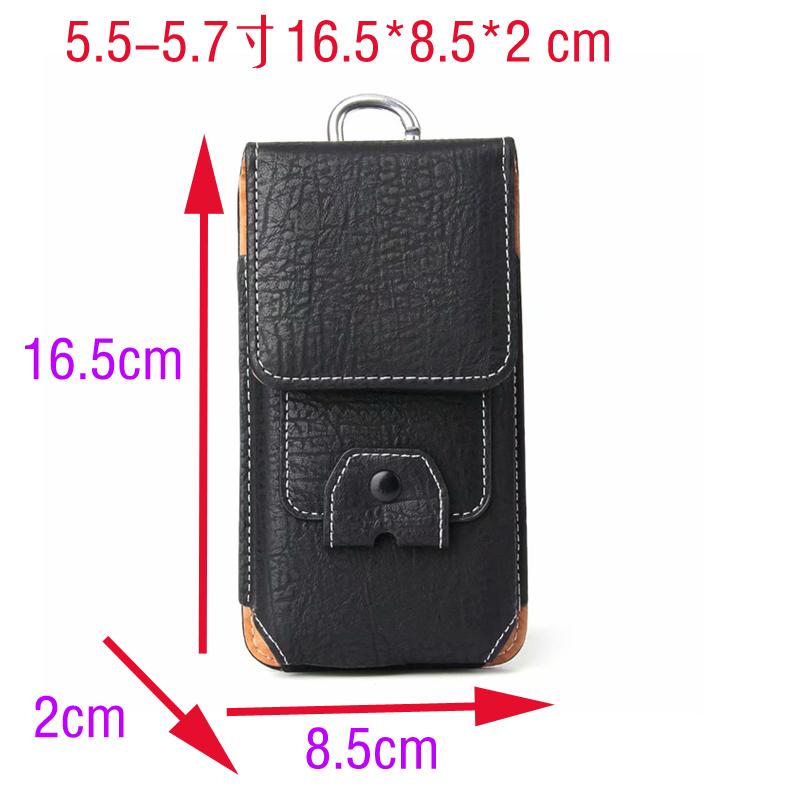 Изображение товара: Кожаный поясной ремень для телефона Blackview BV6100 bv9600 Ulefone Armor X3, карман с отделениями для карт для Samsung A50s M30s A10e S10plus