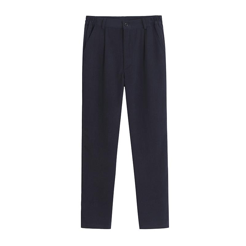 Изображение товара: Мужские костюмные брюки JK форма для старшей школы, темно-синие, в стиле Харадзюку, в стиле преппи, с высокой талией, 5XL, размера плюс