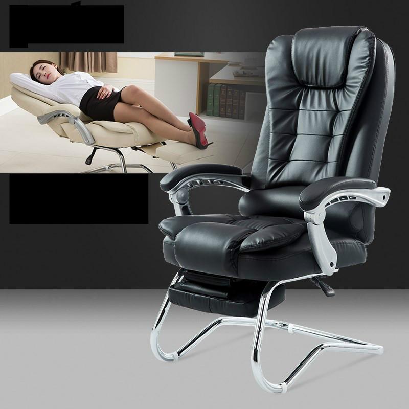 Изображение товара: Компьютерное кресло из воловьей кожи, откидывающееся на домашний стул для массажа градусов