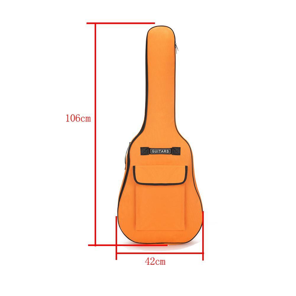Изображение товара: Сумка для гитары акустической 40/41 дюйма, рюкзак, водонепроницаемый мягкий утолщенный мягкий чехол 5 мм для гитары, аксессуары для народных гитар