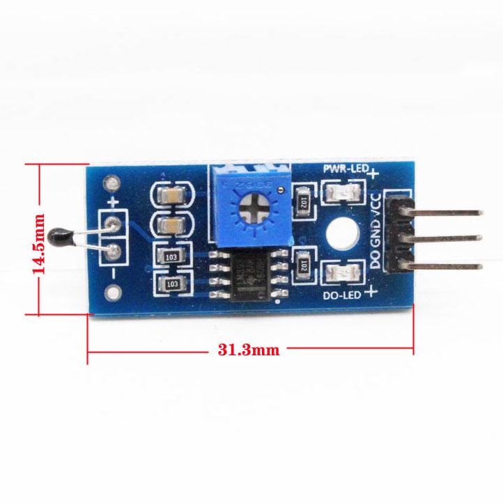 Изображение товара: Модуль теплового датчика, переключатель температуры, модуль s, датчик термистора для Arduino