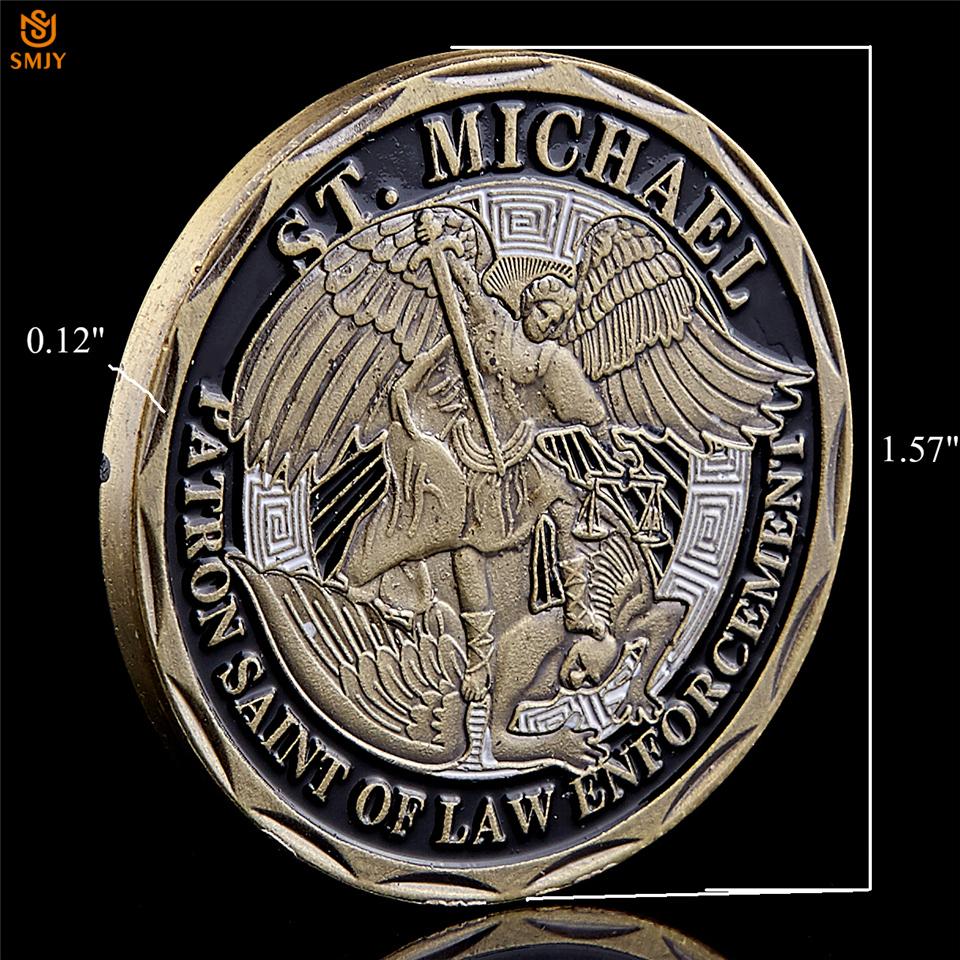 Изображение товара: Лидер продаж 2019, арчанель из США для правоохранительных органов, Полицейский отдел бронзы, значок, монета с защитной коробкой PCCB