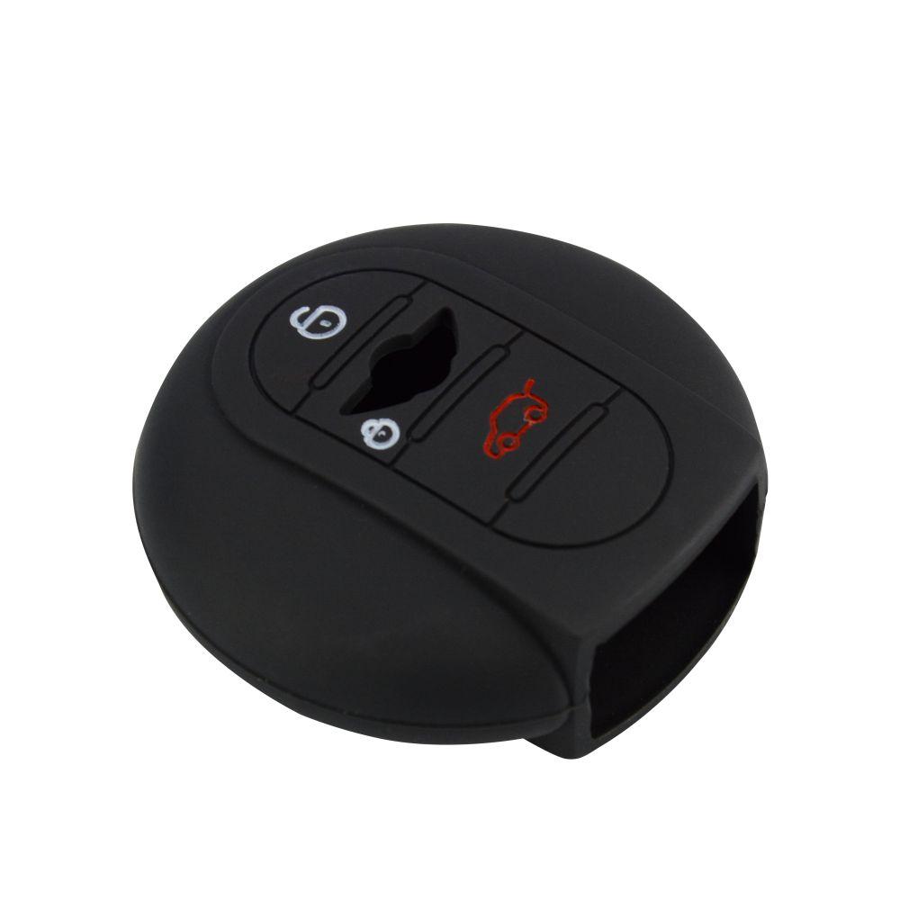 Изображение товара: OkeyTech высококачественный силиконовый чехол для автомобильного ключа с 3 кнопками для BMW Mini Cooper E46 E90 E60 E39 Защита для автомобильного ключа дистанционного управления