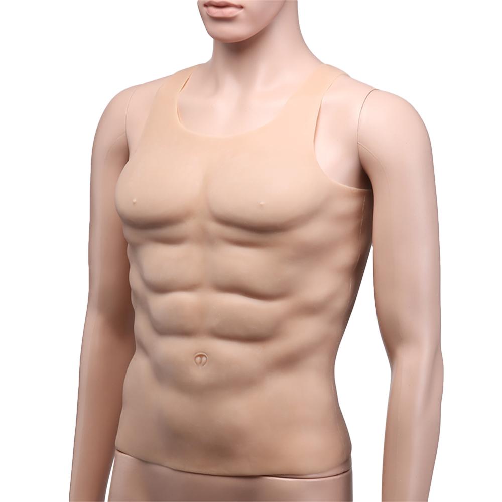 Изображение товара: 1300 г, женские, перекрещивающиеся в мускулы, мужские, реалистичные, большие мускулы груди для тренировок по боксу, мужские, силиконовые, искусственная грудь