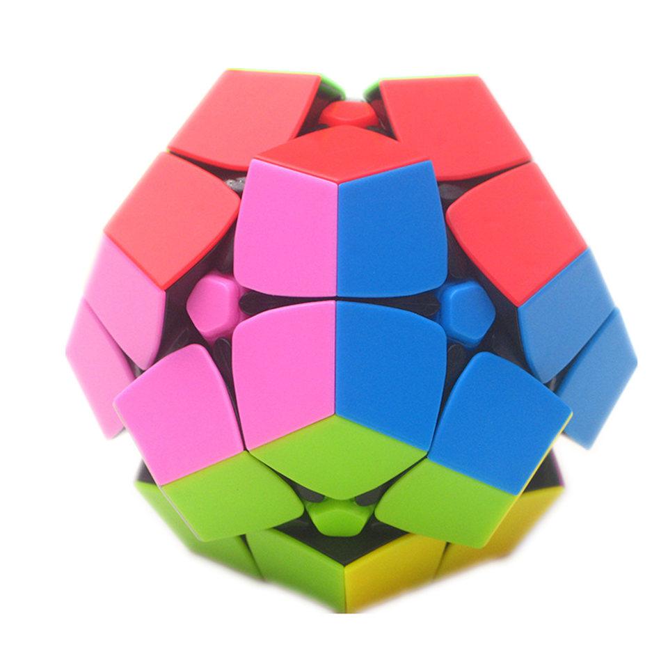 Изображение товара: FanXin кубик Megaminx 2x2 кубик рубика Megaminx Stickerless 2 слоя скоростной куб профессиональные головоломки игрушки для детей подарок для детей