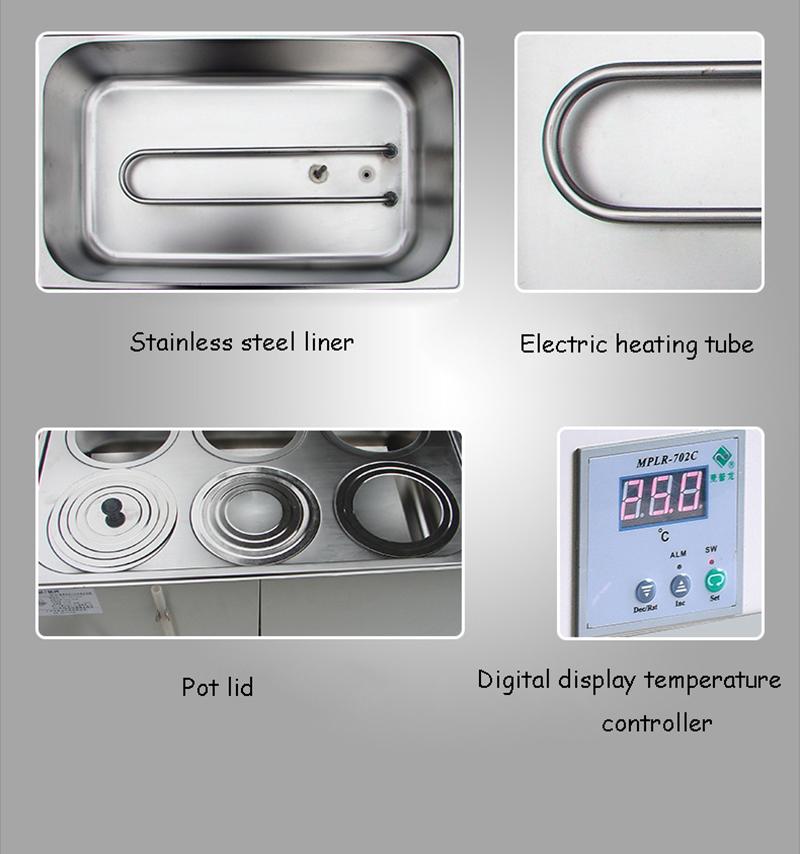 Изображение товара: Электрический термостат водяная баня с шестью отверстиями цифровой дисплей HH серии пористой воды ванны медицинского здоровья