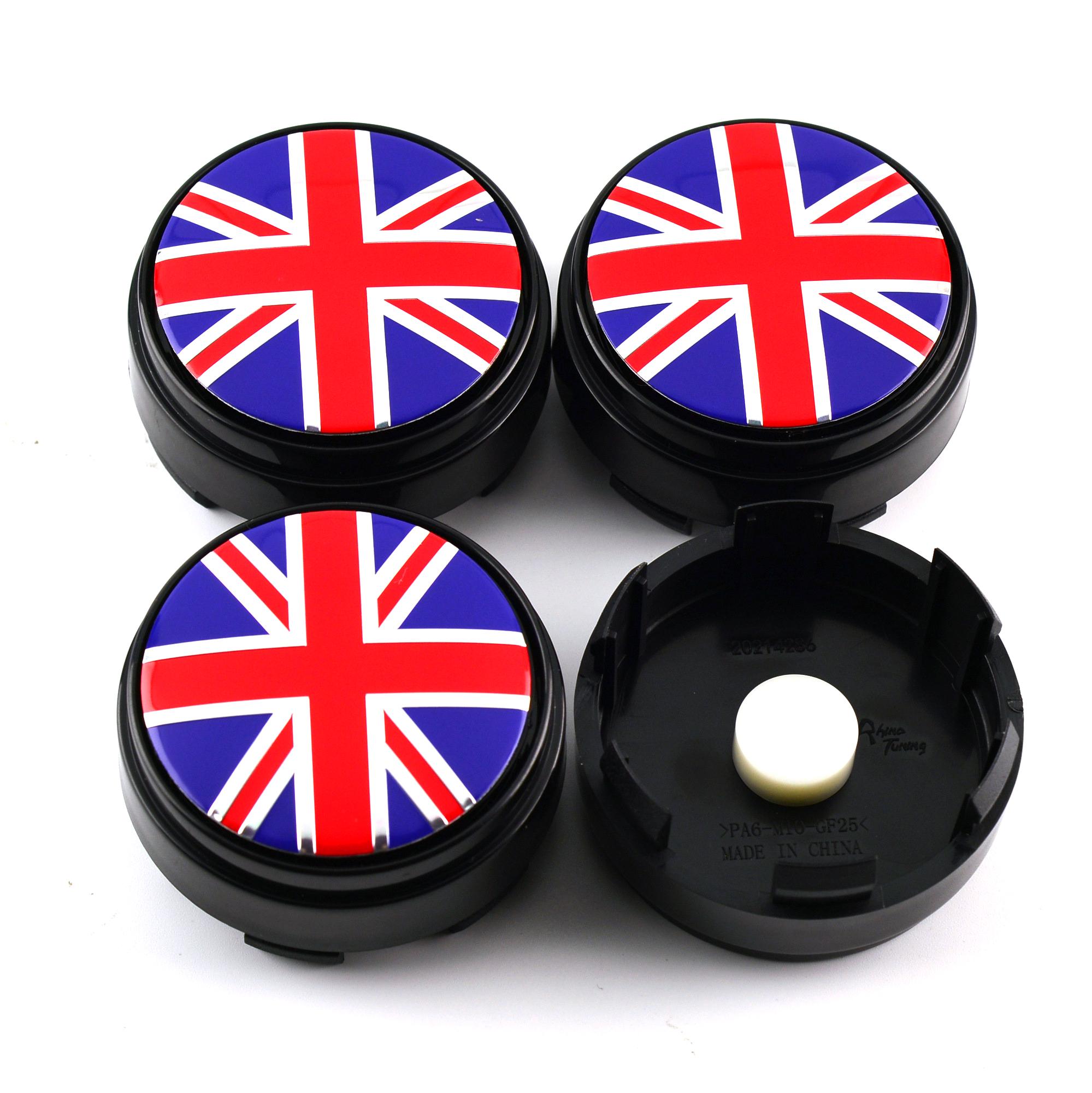 Изображение товара: Плавающие колпачки для колес, 4 шт., центральный колпачки 66 мм, флаг Великобритании, Великобритании, герб, центральный колпачки, автомобильные аксессуары