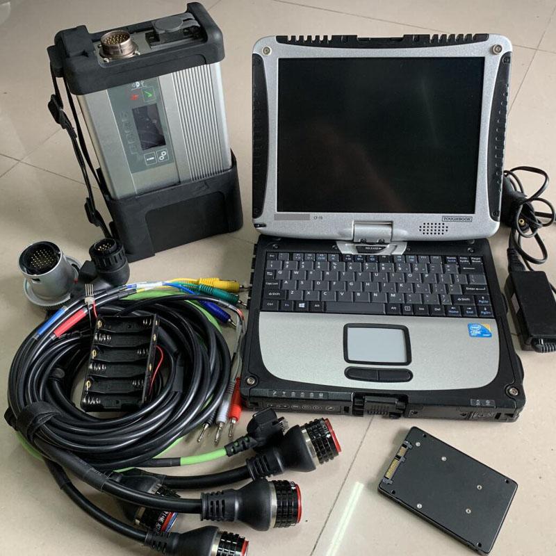 Изображение товара: Автомобиль инструменту диагностики MB STAR C5 сканер SD Connect компактный 5 Dignosis с б/у ноутбук CF19 CF-19 i5 8G + SSD программного обеспечения 2021,06 V