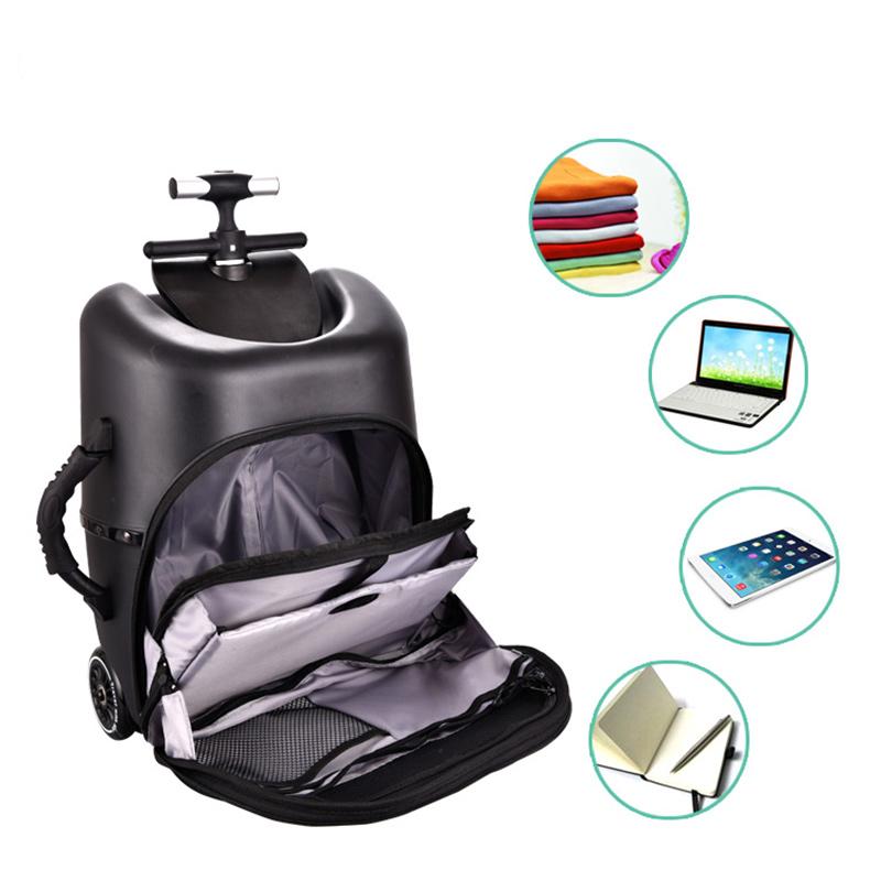 Изображение товара: Новый креативный чемодан для переноски детей, Детский Чехол для сидения на скутере для мужчин и женщин, чехол-тележка для путешествий