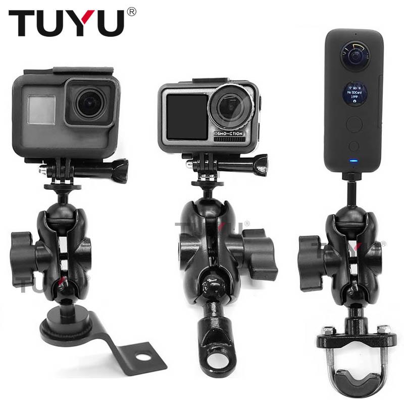 Изображение товара: TUYU Gopro Многофункциональный мотоцикл велосипед металлический руль зеркало заднего вида для Insta 360 One X DJI горная собака Экшн-камера