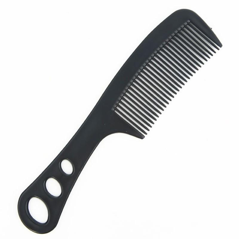 Изображение товара: Черный ABS пластик расчески для салона может подвесить Жаростойкие парикмахерские расческа для волос инструмент для укладки волос