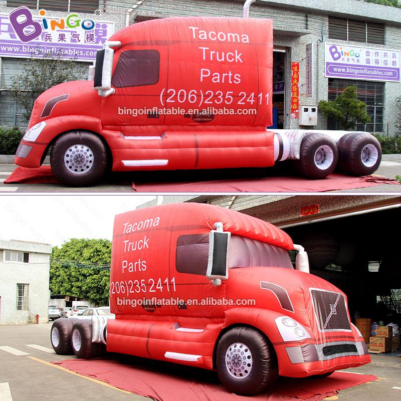 Изображение товара: Персонализированные 9,3x3,1x4,8 метров гигантский надувной грузовик/большой грузовой автомобиль надувной для украшения игрушек