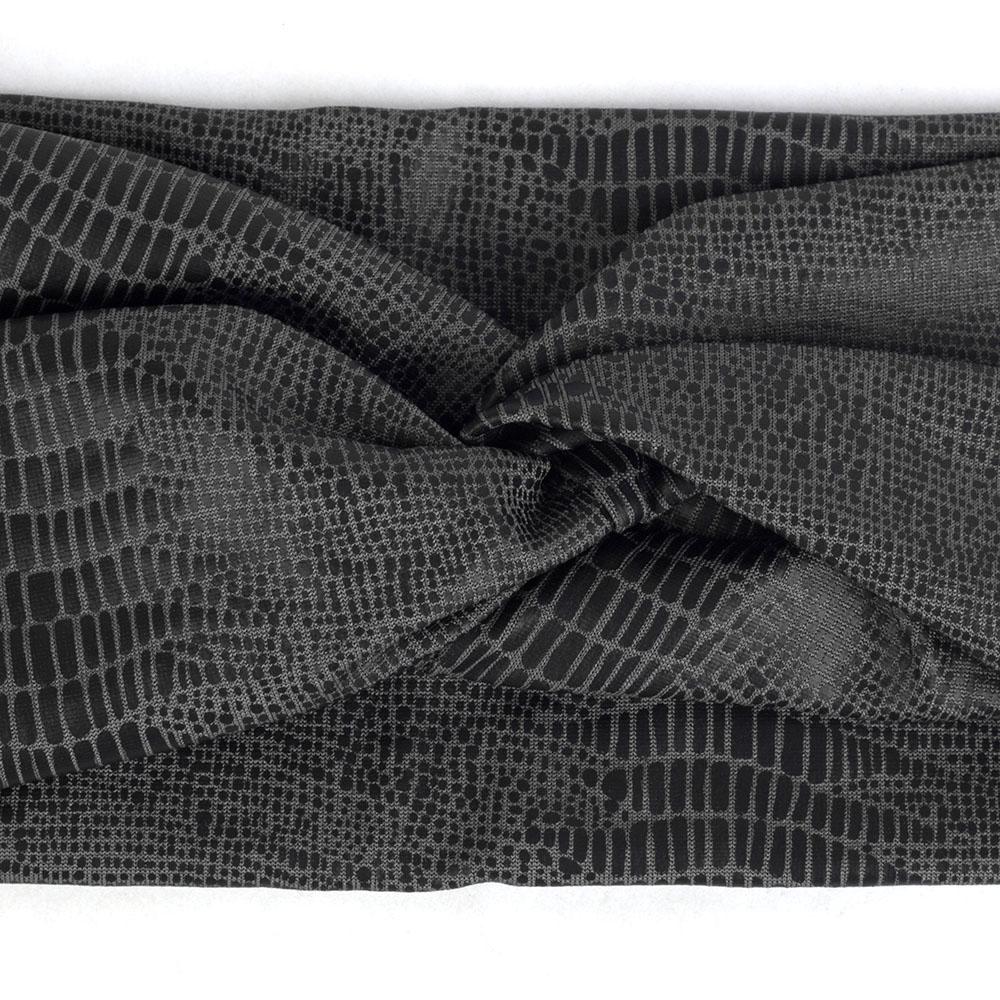 Изображение товара: Geebro женская летняя широкая темная цветная модная повязка на голову с перекрестным узлом бантом повязки для девушек спа головная повязка аксессуар для волос
