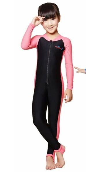 Изображение товара: UPF50 + костюм из лайкры с длинными рукавами для подводного плавания, Детский Гидрокостюм для мальчиков и девочек, Детский костюм для серфинга, влажная защита от сыпи, купальник для подводного плавания