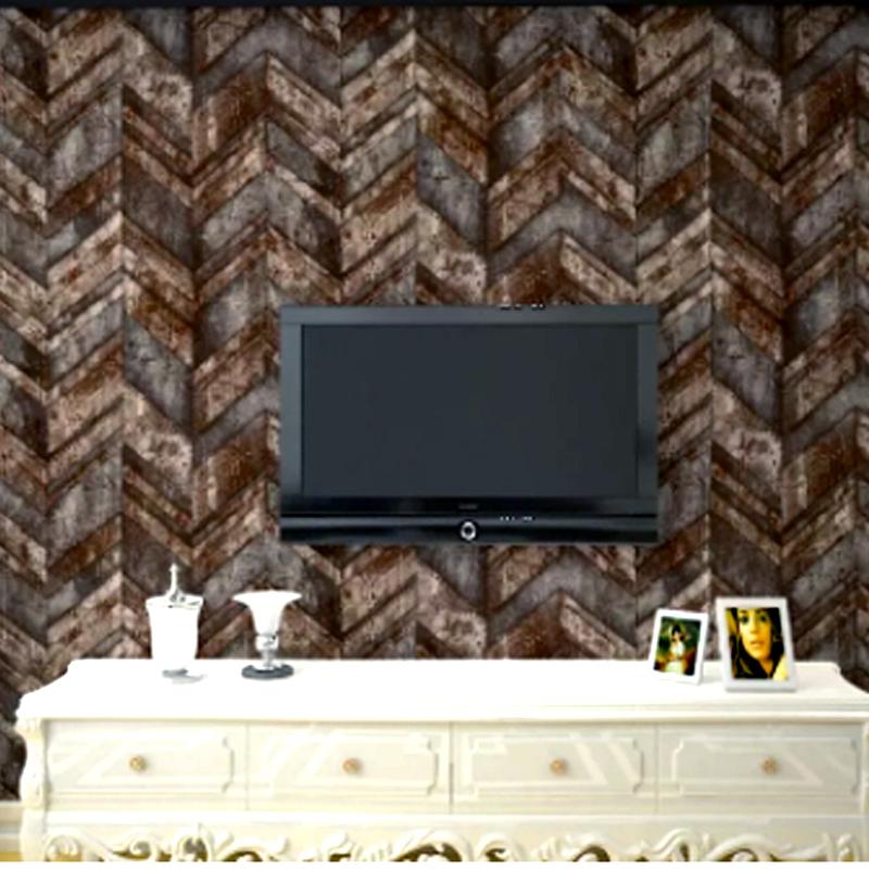 Изображение товара: Современная вертикальная полоса деревянная настенная бумага для стен 3 d лофт настенные фрески винил ПВХ настенная бумага рулон Водонепроницаемая настенная бумага для стен