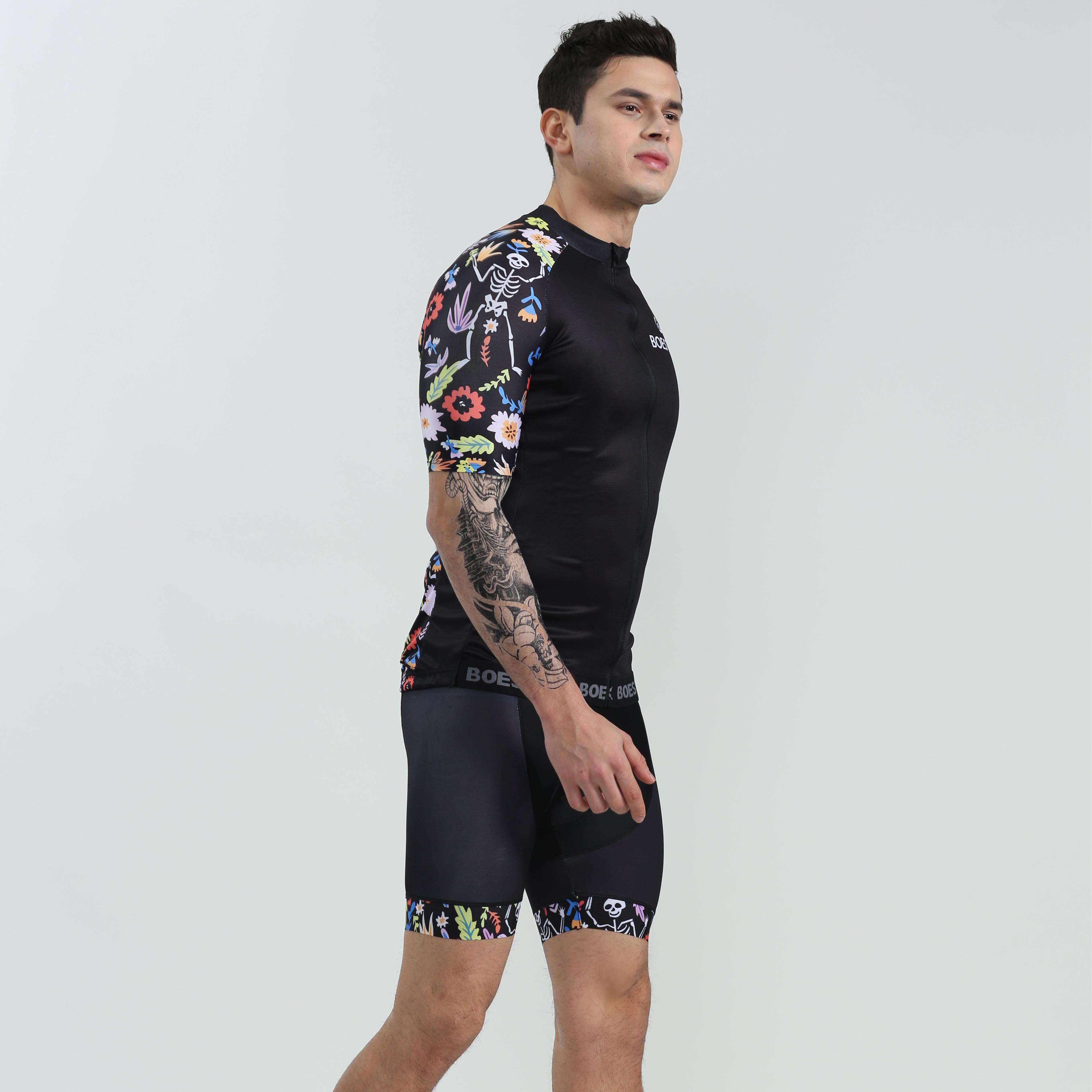 Изображение товара: Велосипедный тренировочный костюм BOESTALK, летний мужской комплект одежды для горного велоспорта, спортивный костюм для активного отдыха