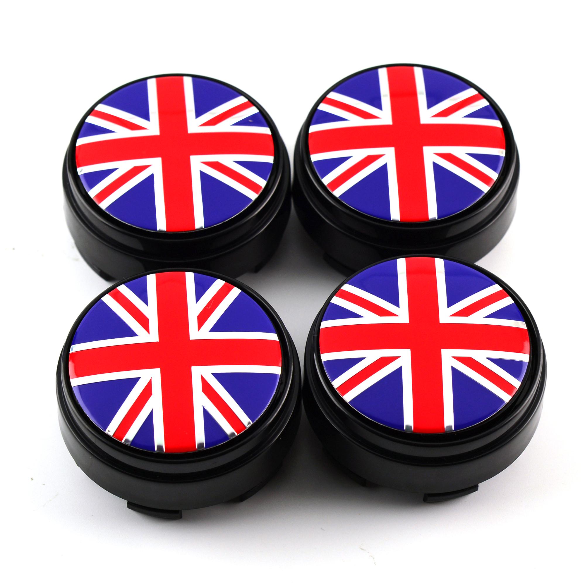 Изображение товара: Плавающие колпачки для колес, 4 шт., центральный колпачки 66 мм, флаг Великобритании, Великобритании, герб, центральный колпачки, автомобильные аксессуары