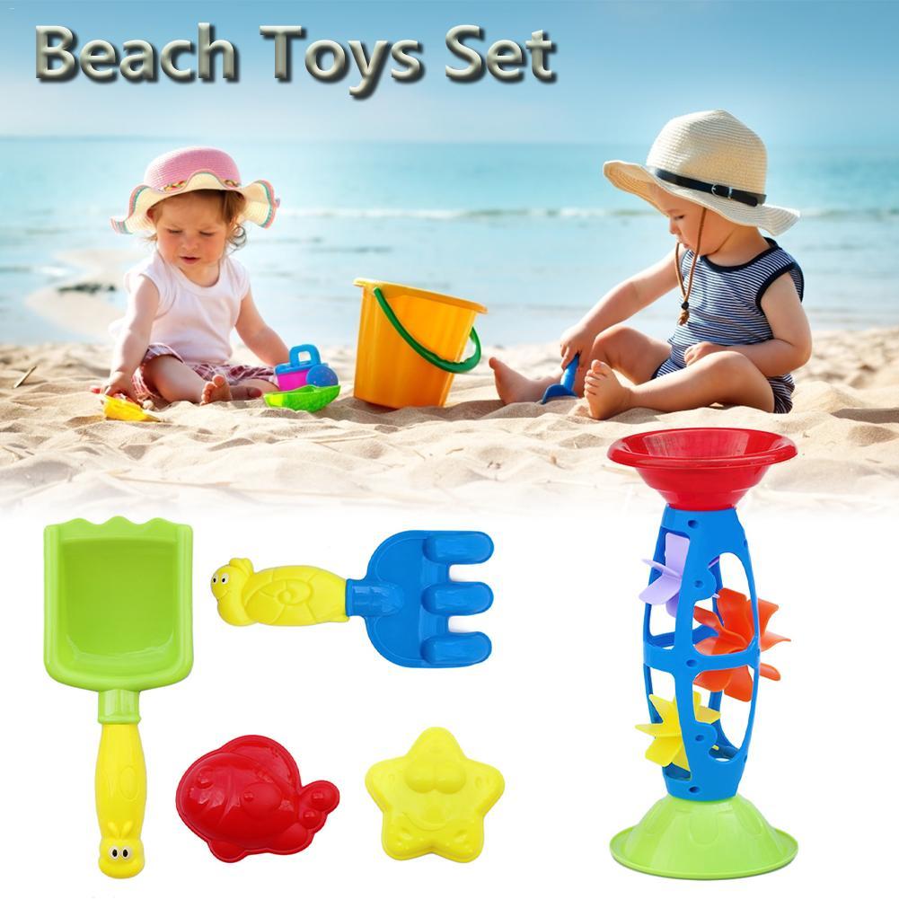 Изображение товара: Новый набор летних игрушек для пляжа, детская игрушка для дноуглубления песка, собранные пляжные песочные часы, развивающие игрушки для малышей