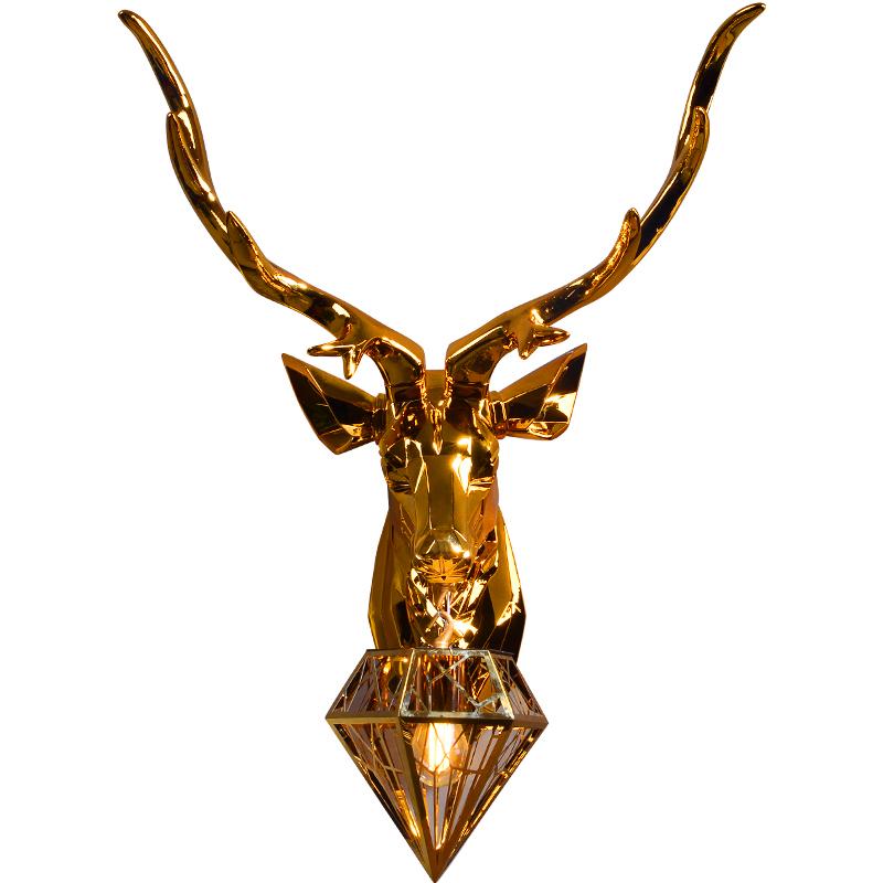 Изображение товара: American Wall Lamps Retro Deer Bathroom loft Antlers Wall Light Living Room Bedroom Deco Art Sconce Bedside Wall Lights for Home