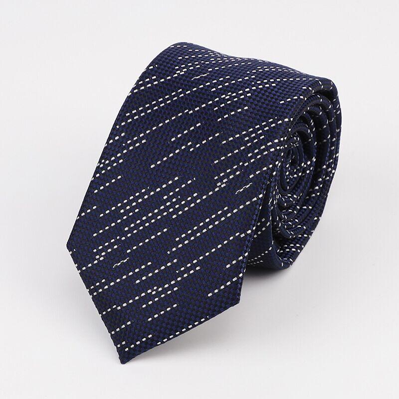 Изображение товара: 7 см обтягивающие модные галстуки в горошек мужские тонкие галстук из полиэстера в горошек Галстуки для джентльменов