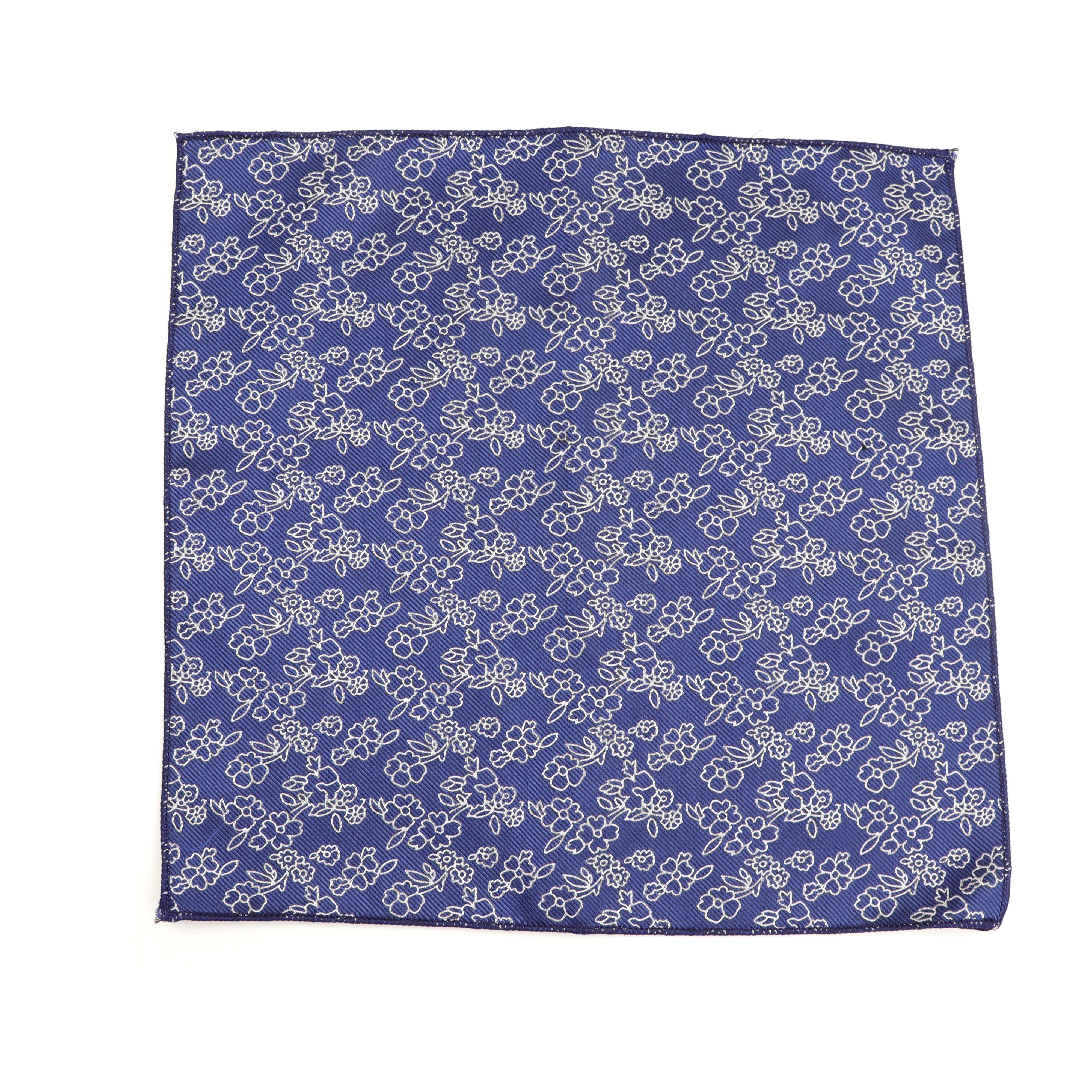Изображение товара: Мужской носовой платок из полиэстера Hanky Man Пейсли Цветочный жаккард тканый карман квадратный 23*23 см для деловой свадьбы