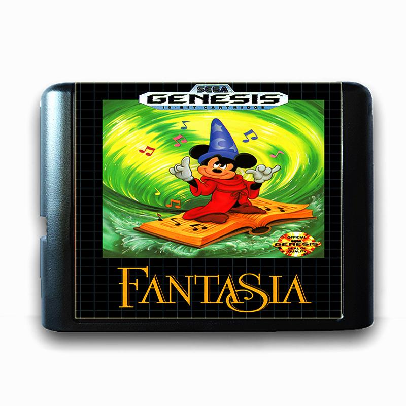 Изображение товара: Игровая карта Fantasia для Sega MD 16 бит для Mega Drive, игровая консоль Genesis PAL USA JAP