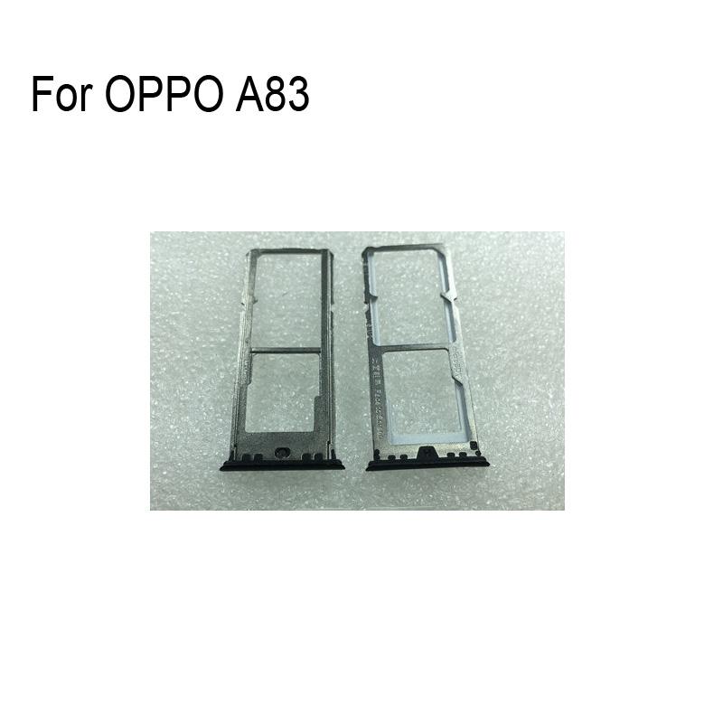 Изображение товара: 100% Оригинальный серебристый лоток для SIM-карты для OPPO A83 a83 лоток для SD-карты SIM-карта памяти для OPPO A 83 запасные части