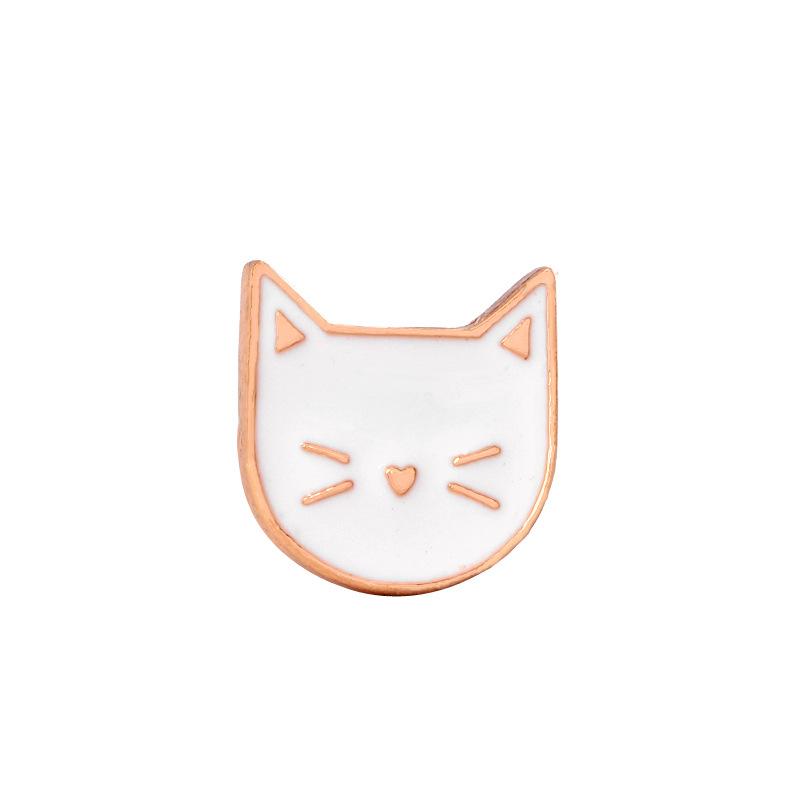 Изображение товара: Милый кот животное эмалированная брошь значок Декоративные ювелирные изделия стильные броши для женщин подарок