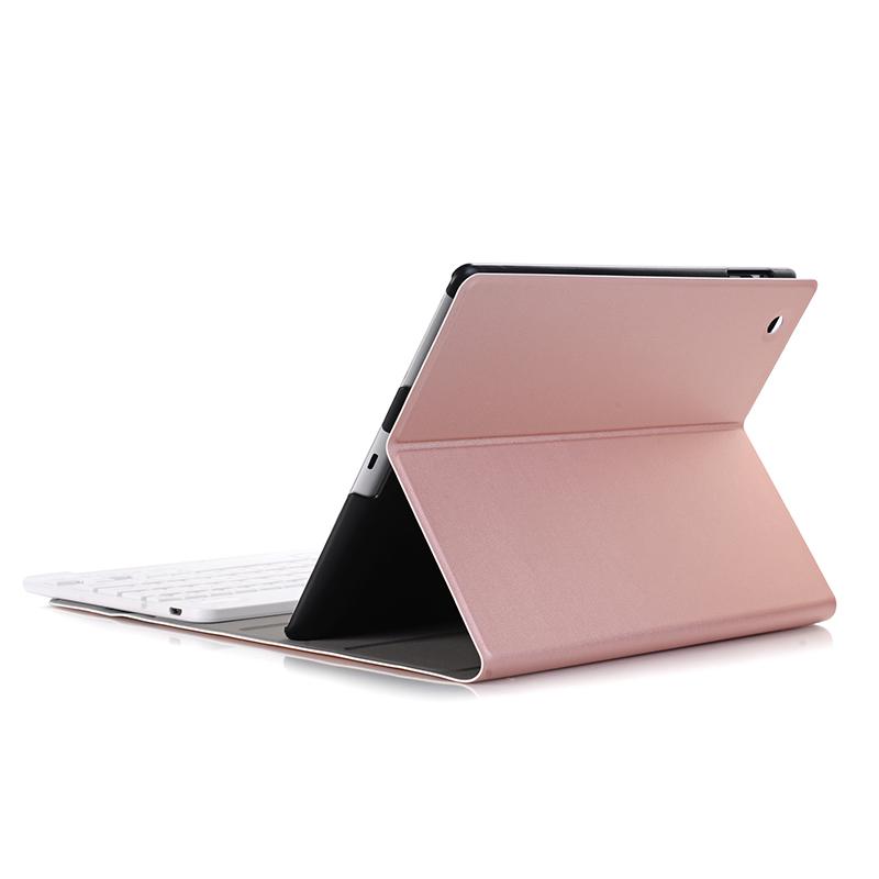 Изображение товара: Умный чехол из искусственной кожи с 7-цветной задней съемной Bluetooth-клавиатурой для Apple iPad 2 iPad 4 iPad 3 планшет + стилус