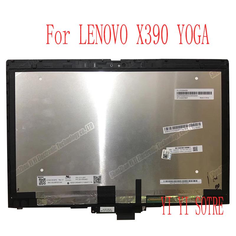 Изображение товара: ЖК-дисплей 13,3 ''1920 × 1080 Для lenovo X390 Yoga, сенсорная панель в сборе P/N SD10R54651 ST50S9400