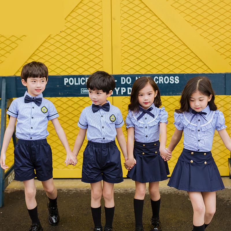 Изображение товара: Детские школьные костюмы для девочек и мальчиков, летняя одежда в японском и корейском стиле для школ, одежда для косплея, костюм для школьницы