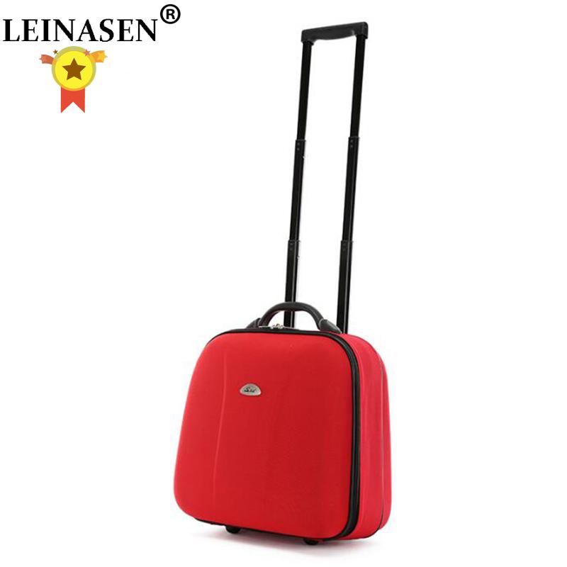 Изображение товара: Сумка для багажа на колесах для мужчин и женщин, чемодан на колесиках 17 дюймов, сумка на колесиках, деловая дорожная сумка, чемодан для ручной клади