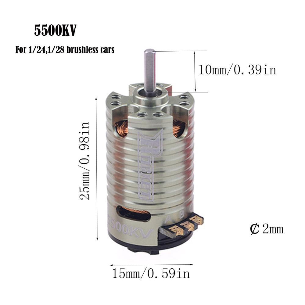 Изображение товара: Безсенсорный бесщеточный двигатель SURPASS HOBBY 1410 5500KV для 1/24 1/28 MINI-Z On-Road Запчасти для радиоуправляемых автомобилей