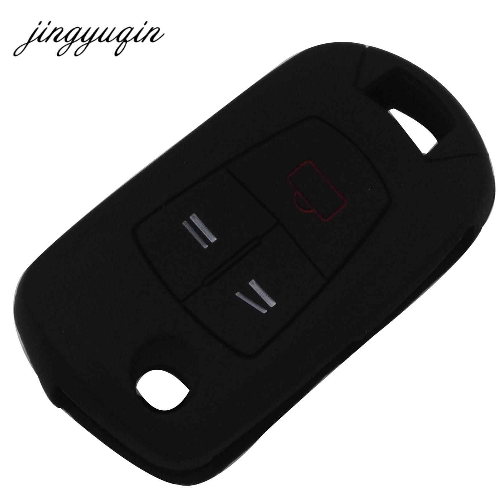 Изображение товара: Jingyuqin 30 шт. силиконовый защитный чехол для ключа Автомобильный складной чехол для ключа для Vauxhall Opel Astra Vectra Corsa Signum авто