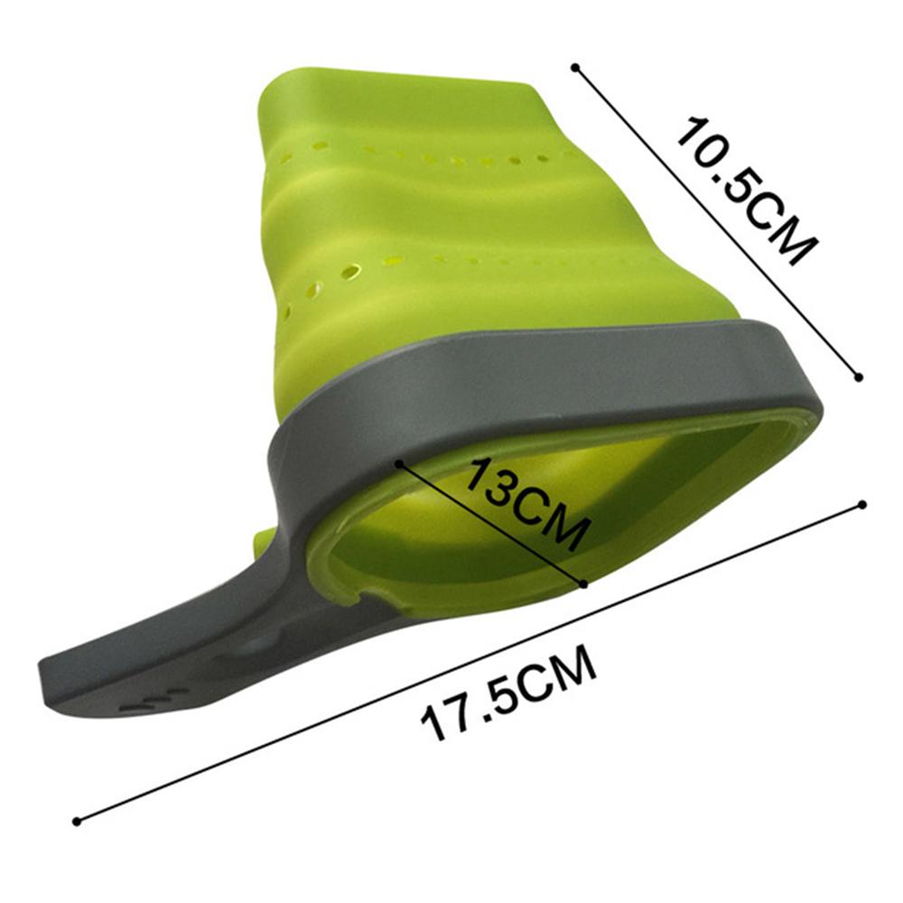 Изображение товара: 1 шт., складной силиконовый кухонный дуршлаг