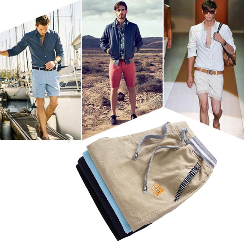 Изображение товара: Мужские шорты, летние новые модные повседневные шорты, мужские хлопковые шорты-карго, удобные мужские шорты, пляжные бриджи для мужчин
