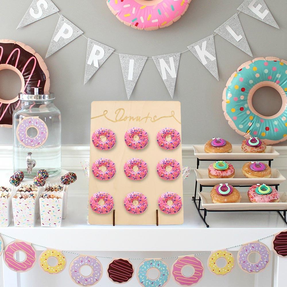 Изображение товара: OurWarm «сделай сам», Пончик на стену, для вечеринки невесты, дня рождения, украшение для конфет, Пончик на стену, Пончик, бруски