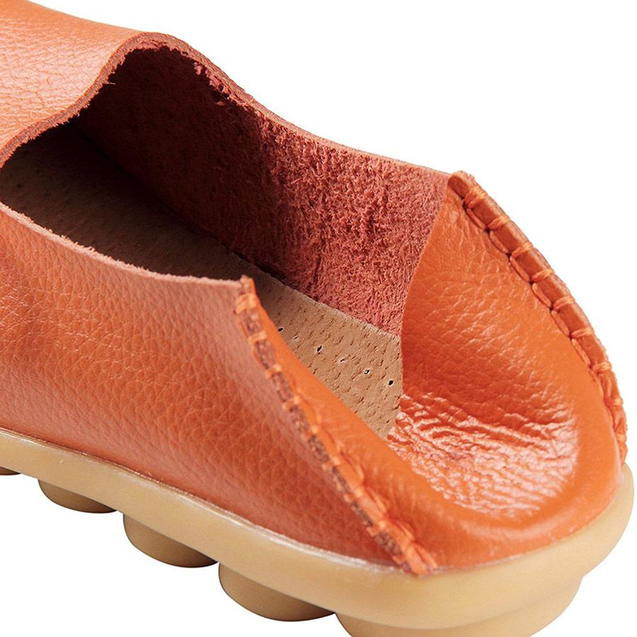 Изображение товара: Женские повседневные туфли размера плюс, летняя обувь на плоской подошве, женские туфли на плоской подошве из мягкой кожи, однотонные удобные туфли на плоской подошве с квадратным носком для женщин, 2022
